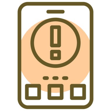 Smartphone Simgesi, vektör illüstrasyonu