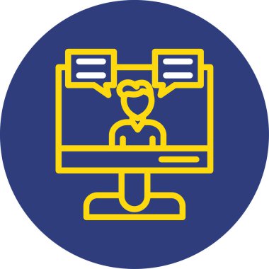 seo modern simgesinin vektör illüstrasyonu