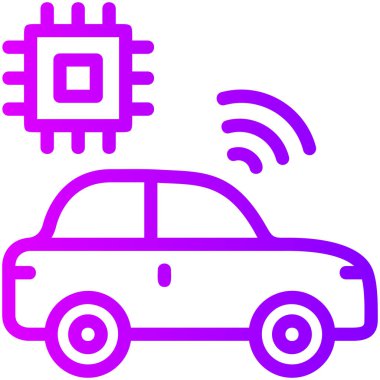 - Araba. Web simgesi basit illüstrasyon