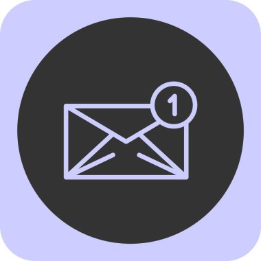 Vektör E- posta simgesi illüstrasyonu