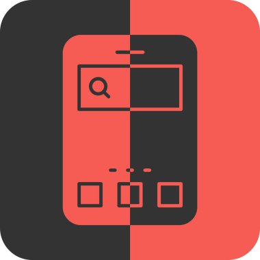 mobil web vektör simgesi