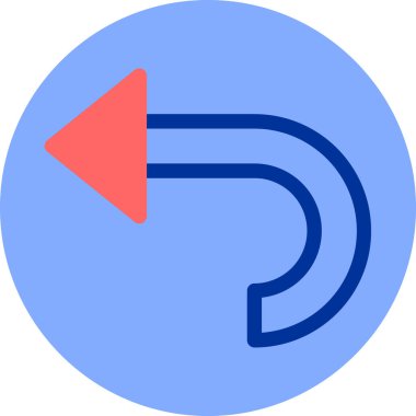 Dosyalanmış özet biçiminde doğru yön simgesi