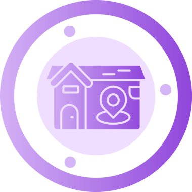 Bir evin vektör illüstrasyonu