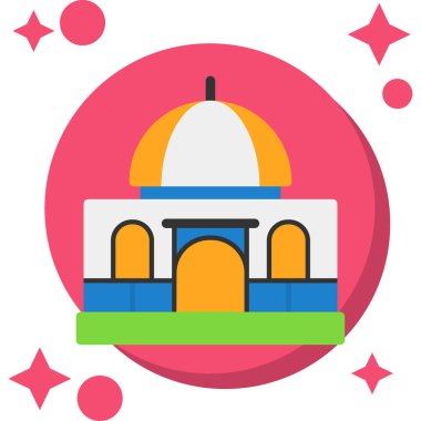 Düz bir simgenin vektör illüstrasyonu