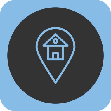 konum haritası pin vektör illüstrasyon tasarımı