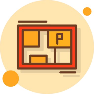 Bina. Web simgesi vektör illüstrasyonu