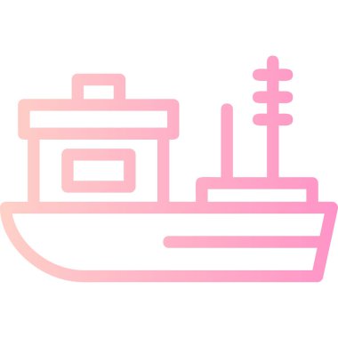 gemi web simgesi basit tasarım