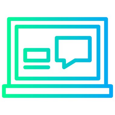 konuşma kabarcığı vektör çizimi