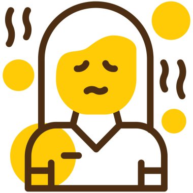 hasta adam simgesi vektör illüstrasyonu