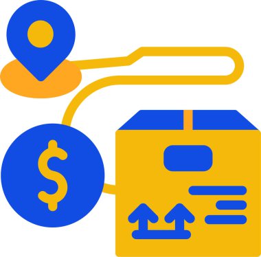 Dolar konum haritası simgesi