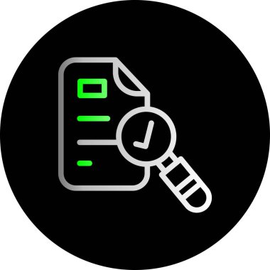 Seo simgesinin vektör illüstrasyonu