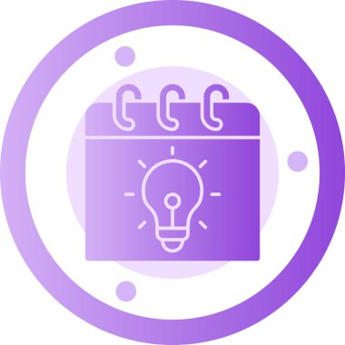 Ampul. Web simgesi basit illüstrasyon