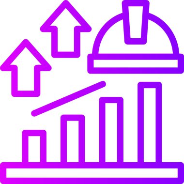 iş grafiği vektör illüstrasyonu