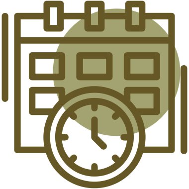 Kronometre Web simgesi basit illüstrasyon