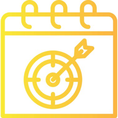 hedef web simgesi basit illüstrasyon