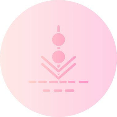 Güzel ve modern bir simgenin vektör çizimi