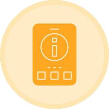 Pil. Web simgesi basit illüstrasyon