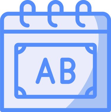 Takvim. Web simgesi basit illüstrasyon