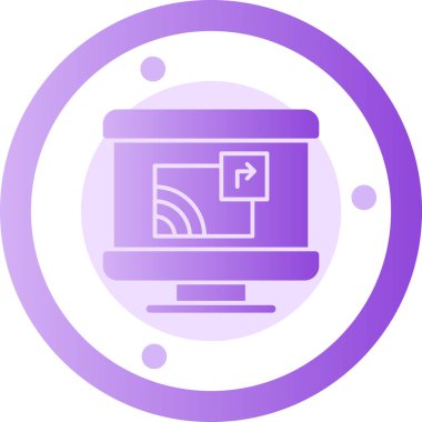 seo modern simgesinin vektör illüstrasyonu