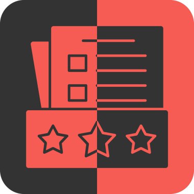 belge simgesi, vektör çizimi