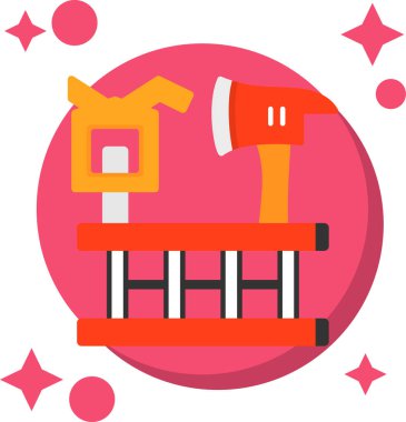 Noel oyuncaklarının karikatür arkaplanının vektör çizimi.