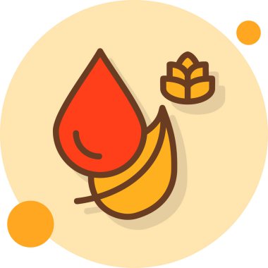 muz meyvesi simgesi basit vektör illüstrasyonu