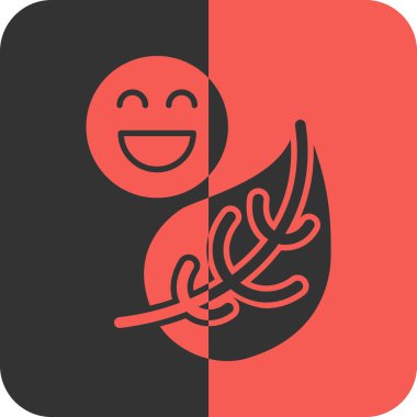 Mutlu bir çizgi film karakterinin vektör çizimi