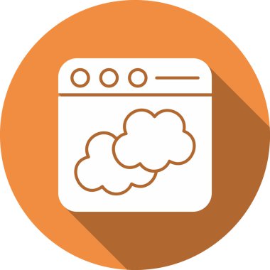 Çamaşır makinesi. Basit resimleme