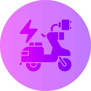 Motorsiklet. Web simgesi basit illüstrasyon