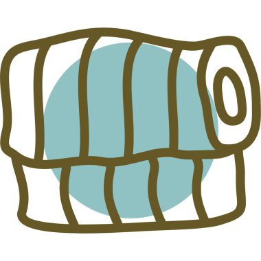 Bira ikonu fıçısı, vektör illüstrasyon tasarımı