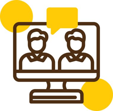 Çağrı merkezi ikon vektör illüstrasyonu