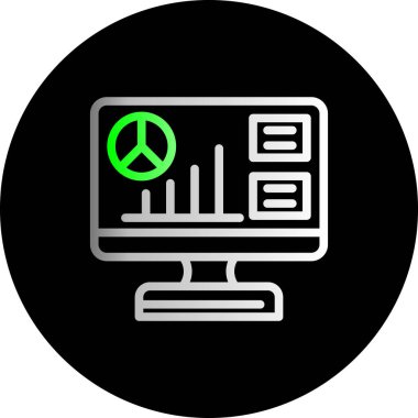 seo modern simgesinin vektör illüstrasyonu