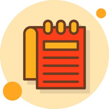 Kitap. Web simgesi basit illüstrasyon