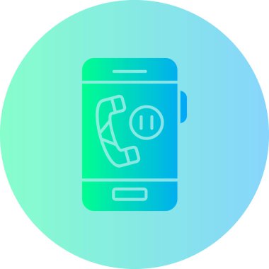 cep telefonu ikonu vektör illüstrasyonu