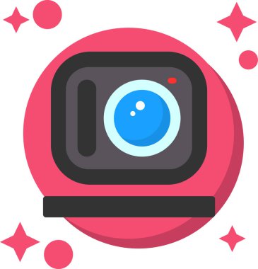 kamera web simgesi basit tasarım