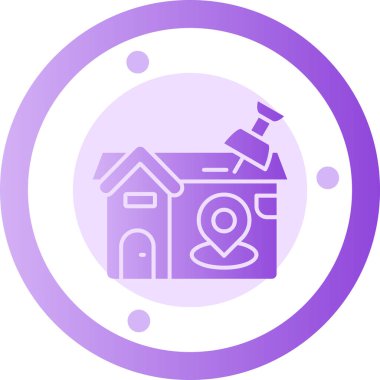 ev simgesi vektör illüstrasyonu