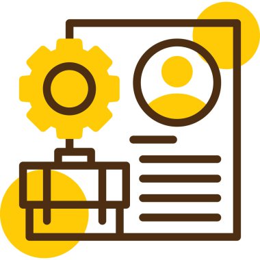 iş simgesi, vektör resimleme