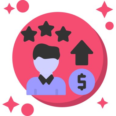 Dolar. Web simgesi basit illüstrasyon