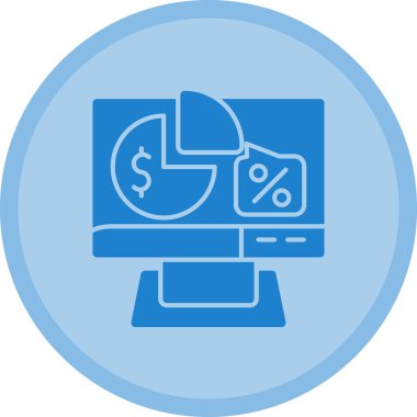 iş grafiği. vektör simgesi