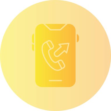 - Telefon. Web simgesi basit illüstrasyon