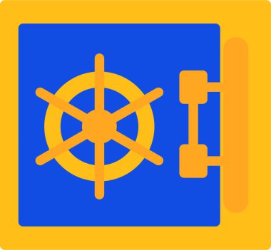 Hadım öküz tekerlek vektör simgesi