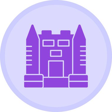 Bina. Web simgesi basit illüstrasyon