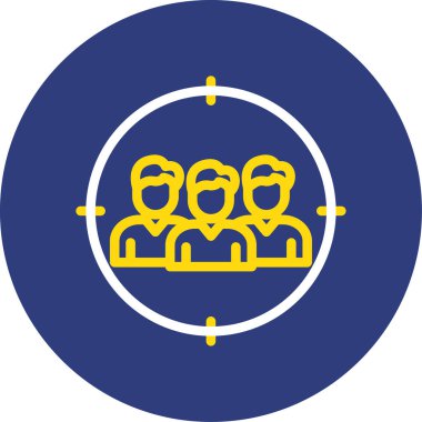 Bir insan simgesinin vektör illüstrasyonu