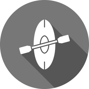 İzole edilmiş tek bir düzlem simgesinin vektör çizimi