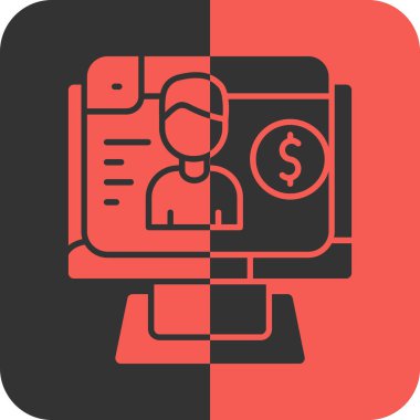 Beyaz arka plan üzerinde izole iş simgesi