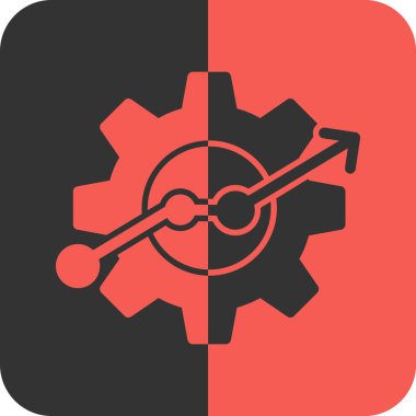 Kişisel ve ticari kullanım için vektör ayarı simgesi.