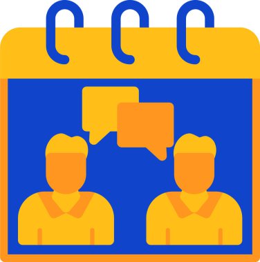 Takvim. Web simgesi basit illüstrasyon