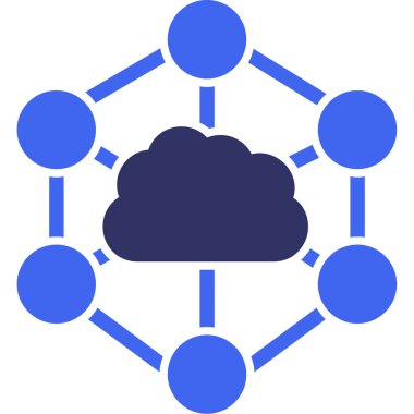 şebeke. Web simgesi basit illüstrasyon