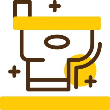 kahve içecek web simgesi basit illüstrasyon