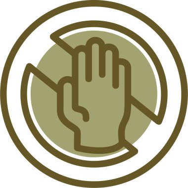 el simgesi vektör illüstrasyonu